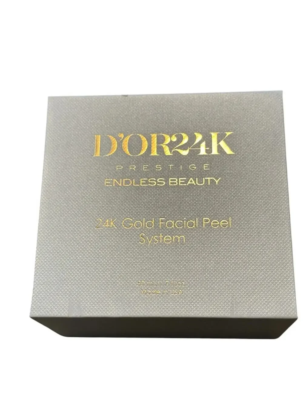 NEW D'OR24K Prestige 24K Gold Facial Peel System - 1.7 fl oz NIB